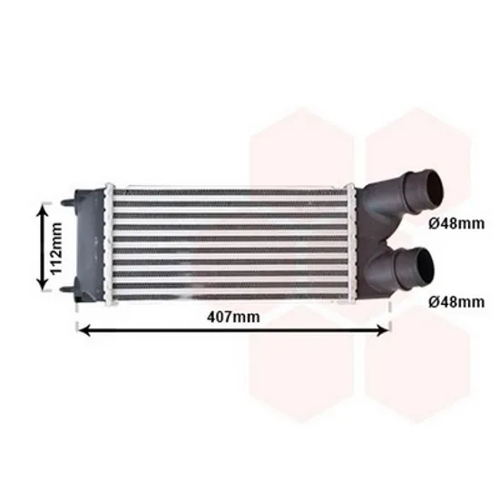 Intercooler CITROEN BERLINGO B9 2008-> Radiator intercooler 1,6 HDi (300x150x80) Perioada 2008 2009 2010 2011 2012 2013 2014 2015