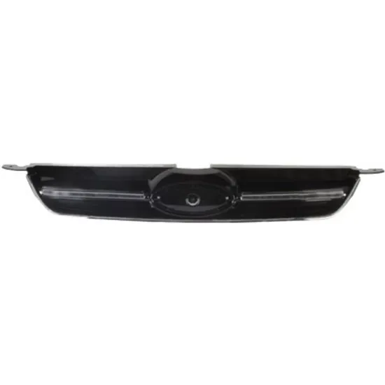 Grila radiator FORD C-MAX 2 2010->2019 perioada 2010 2011 2012 2013 2014 2015 2016 2017 2018 2019 de la an de fabricatie 01/2011, argintiu, cu ormanent