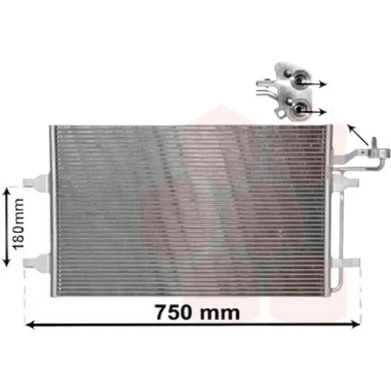 Radiator aer conditionat BMW 3 F30 2011->2018 320 i 135KW 184CP , pentru motor N20 B20 A, N20 B20 B, N20 B20 D perioada 2012 2013,2014,2015,2016,2017 2018
