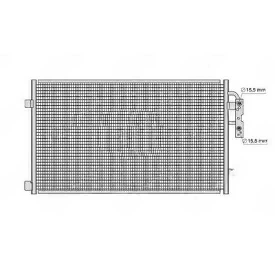 Radiator Aer Conditionat BMW i3 I01 2013-> Radiator condensator aer conditionat benzina/hybrid - electric (609x350x16) Perioada 2013 2014 2015 2016 2017