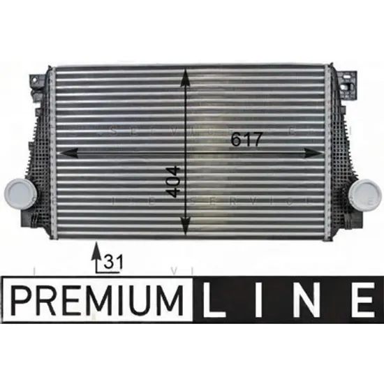 Intercooler VW AMAROK 2010-> Radiator intercooler 2.0 diesel (620x400x31) (MAHLE BEHR PREMIUM LINE) Perioada 2010 2011 2012 2013 2014 2015 2016
