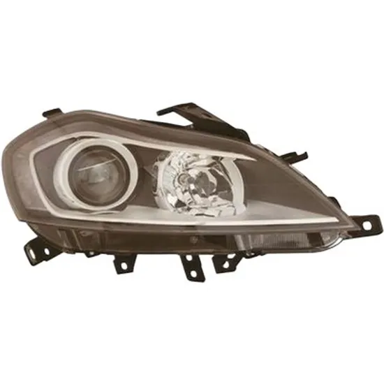 Far dreapta LANCIA DELTA 3 2008->2014 perioada 2008 2009 2010 2011 2012 2013 2014 cu motor reglaj, semnal fumuriu, cu reglaj electric, cu bec H7/H7
