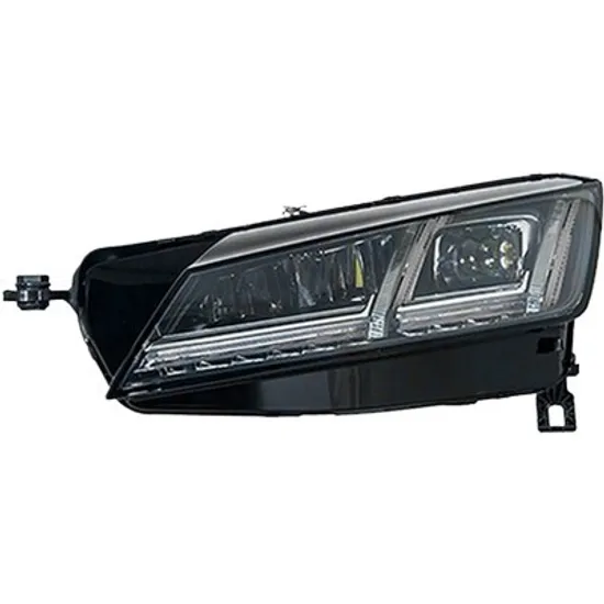 Far stanga AUDI TT 2014-> perioada 2014 2015 2016 2017 2018 2019 fara motor reglaj, fara unitate comanda LED pentru lumini de pozitie, tip Matrix, semnal transparent, cu reglaj distanta iluminare automat, cu bec LED
