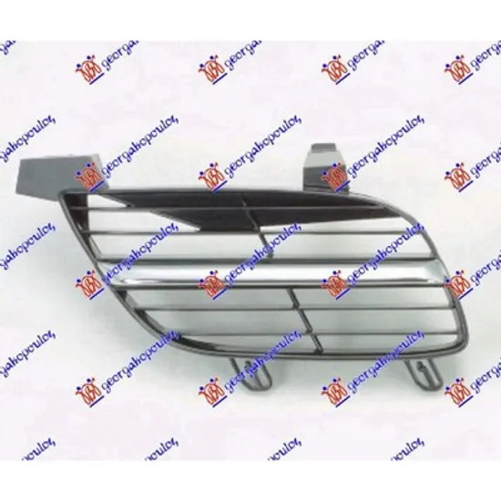 Grila fata NISSAN ALMERA 2 2001->2006 Grila lateral cromat/negru ->2002 dreapta Perioada 2000 2001 2002