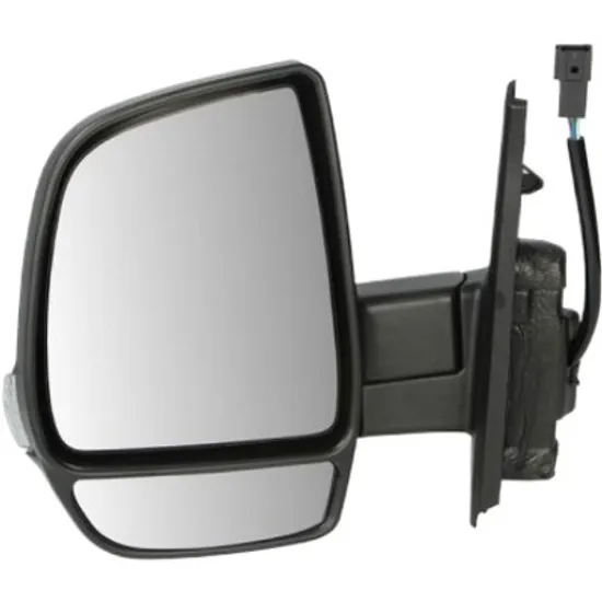 Oglinda exterioara stanga OPEL COMBO X12 2012-> perioada 2012 2013 2014 2015 2016 2017 , cu semnal, numar pini 6, prevopsit grund, cu incalzire