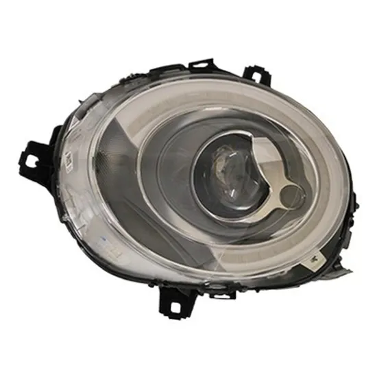 Far stanga MINI MINI COOPER F55 2013->, MINI COOPER F56 2013-> perioada 2013 2014 2015 2016 2017 2018 pana la an de fabricatie 07/2015, cu motor reglaj, semnal alb, cu reglaj electric, cu bec LED