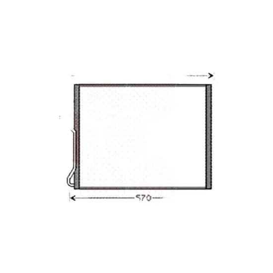 Radiator aer conditionat SEAT ALTEA 2004-> 1.2 TSI 77KW 105CP , pentru motor CBZB perioada 2010 2011,2012,2013,2014 2015