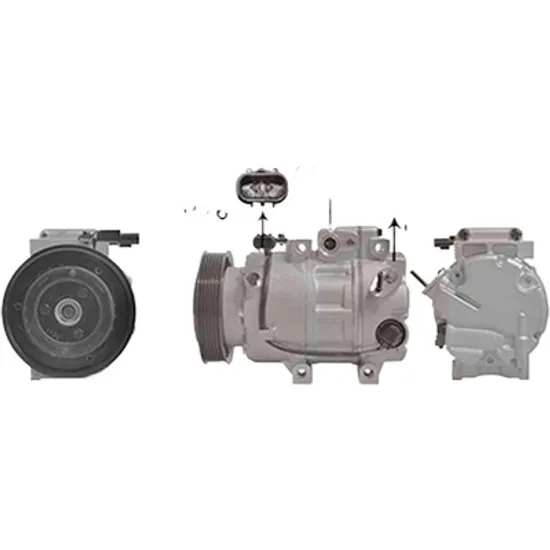 Compresor aer conditionat HYUNDAI SANTA FE 3 2012->2018 2.4 CCVT AWD 126KW 171CP , pentru motor G4KE perioada 2015 2016 2017 2018 2019 2020