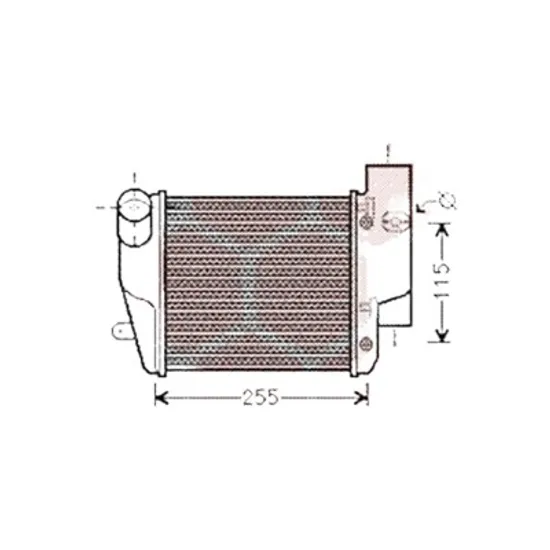 Intercooler STANGA AUDI A6 C6 2004->2011 pentru 2.7 TDI, perioada 2004 2005 2006 2007 2008 2009 2010 2011