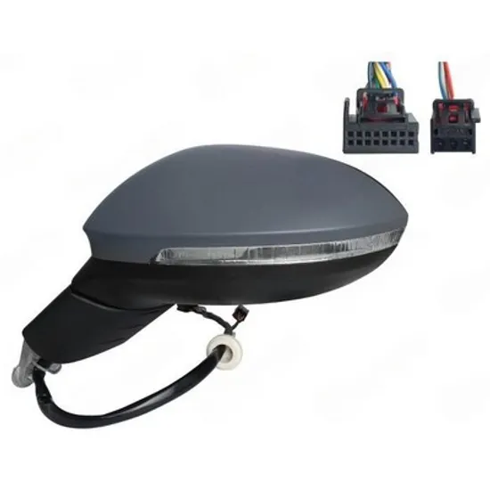 Oglinda VW GOLF 8 Variant 2020-> Oglinda exterioara electrica cu incalzire cu rabatare electrica pentru vopsit cu memorie (cu semnal si lampa podea si senzor de banda) (13+3 PIN) STANGA Perioada 2020 2021 2022 2023 2024