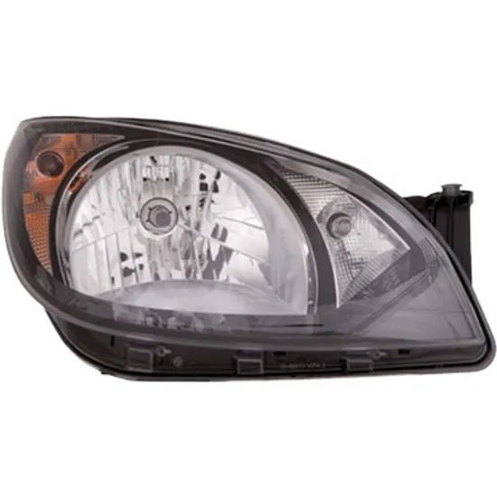 Far dreapta SKODA CITIGO 2011-> perioada 2011 2012 2013 2014 2015 2016 2017 2018 2019 fara motor reglaj, semnal galben, cu reglaj electric, cu bec H4