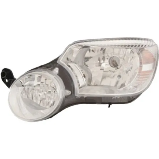 Far stanga SKODA YETI 2009->2017 perioada 2010 2011 2012 2013 2014 2015 pana la an de fabricatie 2014, cu motor reglaj, semnal transparent, cu reglaj electric, cu bec H4