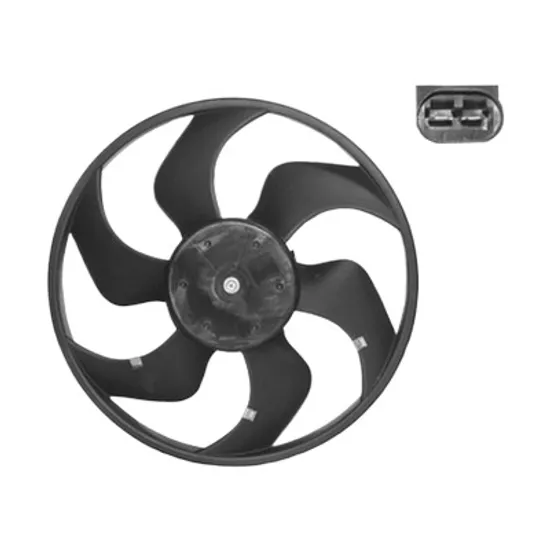 Ventilator motor RENAULT CLIO 2 1998->2012 1.5 dCi 48KW 65CP , pentru motor K9K 700, K9K 704 perioada 2001 2002 2003 2004 2005 2006 2007 2008 2009