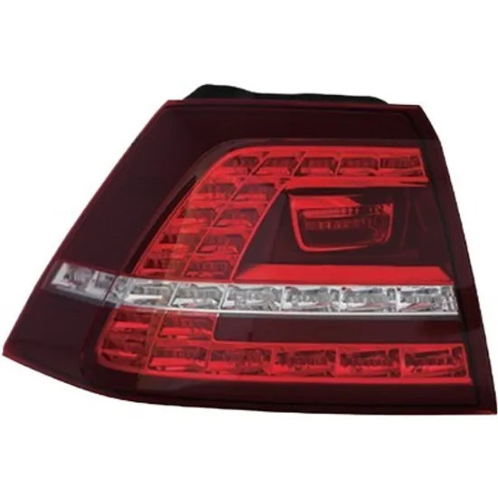 Lampa stop spate stanga VW GOLF 7 2012->2020 perioada 2013 2014 2015 2016 2017 2018 pana la an de fabricatie 2017, cu LED, semnal transparent, exterior