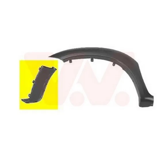 Bandou Bara fata TOYOTA HILUX 7 2004->2015 Ornament lateral arcuit bara fata stanga Perioada 2005 2006 2007 2008 2009 2010 2011 2012 2013 2014
