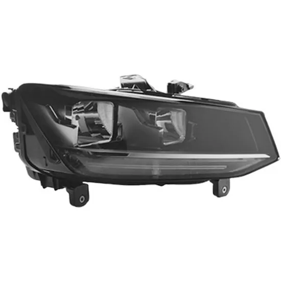 Far dreapta AUDI Q2 2016-> perioada 2016 2017 2018 cu motor reglaj, semnal alb, cu reglaj electric, cu bec H7/H7