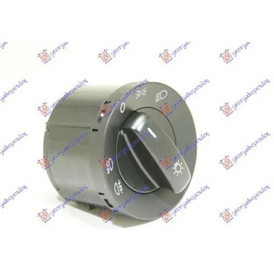 Comutator Lumini VW TOURAN 2010->2016 Buton comutator far (cu proiector) (10pin) Perioada 2010 2011 2012 2013 2014 2015