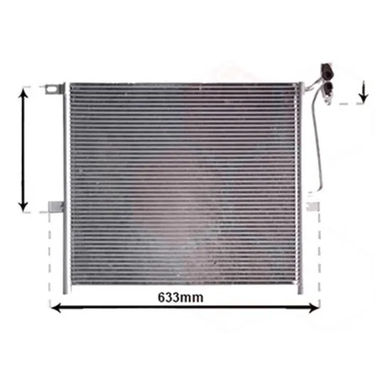 Radiator aer conditionat MERCEDES B-CLASS W246 2011->2018 pentru B 160 , perioada 2015 2016 2017 2018