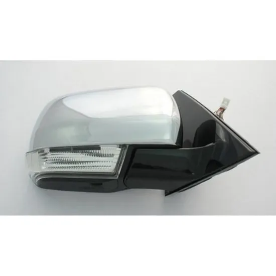 Oglinda MITSUBISHI PAJERO 4 2006-> Oglinda exterioara electrica cu incalzire (cu semnal si lampa podea) cromat DREAPTA Perioada 2007 2008 2009 2010 2011 2012