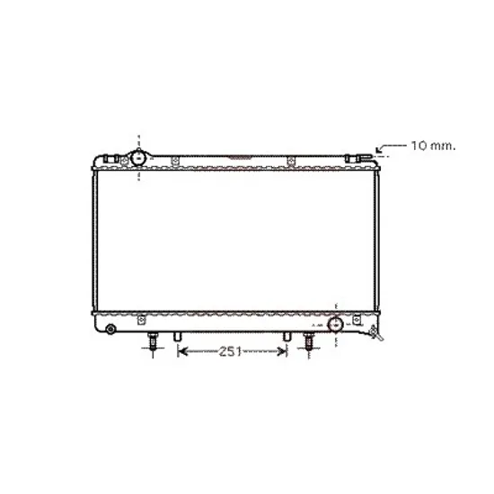 Radiator apa LEXUS GS 1997->2004 pentru 400, perioada 1997 1998 1999 2000