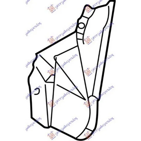 Carenaj fata HYUNDAI ACCENT 2 LC 1999->2005 Carenaj fata spre spate original dreapta hatchback 2003->2005 Perioada 2002 2003 2004 2005