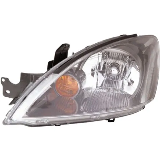 Far stanga MITSUBISHI LANCER 7 CS 2000->2013 perioada 2003 2004 2005 2006 2007 2008 2009 2010 2011 2012 2013 fara motor, fumuriu, fumuriu, semnal galben, cu reglaj electric, cu reglaj electric, cu bec H4