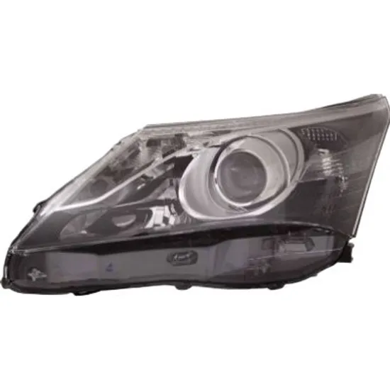 Far stanga TOYOTA AVENSIS T27 2008->2018 perioada 2011 2012 2013 2014 2015 2016 2017 2018 , pana la an de fabricatie 2015, fara motor reglaj, cu reglaj electric, cu bec H11, cu bec H9