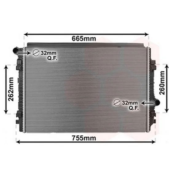 Radiator Motor SEAT LEON 2012-> Radiator apa 2.0 TDi 135 KW diesel 650x45 Perioada 2012 2013 2014 2015 2016 2017