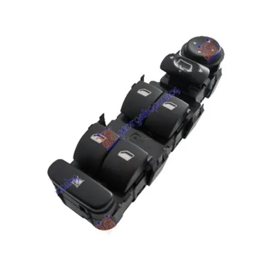 Buton oglinda PEUGEOT 807 2002->2010 Comutator oglinzi cu rabatare electrica fata 9 pini stanga Perioada 2002 2003 2004 2005 2006 2007 2008