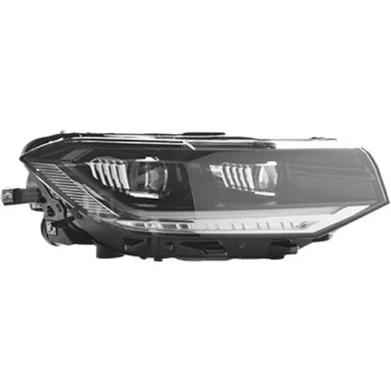 Far dreapta VW T-CROSS 2018-> perioada 2018 2019 2020 2021 2022 2023 cu motor reglaj, fumuriu, cu reglaj electric, cu bec LED