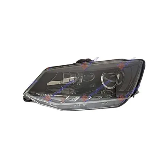 Faruri SKODA FABIA 3 2014->2020 Far reglaj electric H7 cu LED stanga Perioada 2014 2015 2016 2017 2018