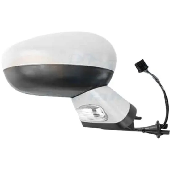 Oglinda exterioara dreapta CITROEN C4 1 SEDAN 2006->2013 perioada 2006 2007 2008 2009 2010 2011 de la an de fabricatie 09/2009, cromat, cu semnal, pentru pini 10, cu incalzire, cu senzor de temperatura, rabatare electrica, prevopsit grund,
