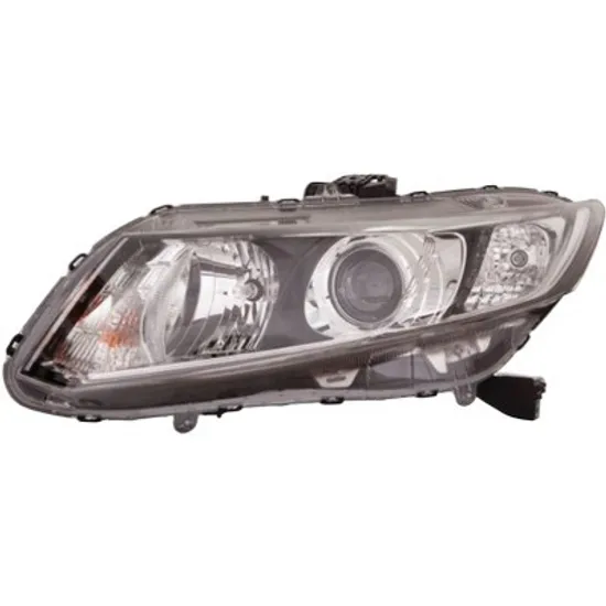 Far dreapta HONDA CIVIC 9 2011-> perioada 2012 2013 2014 2015 2016 2017 fara motor, cu bec D4S Lampa descarcare gaze, cu bec HB3, cu bec W21/5W, cu bec WY21W