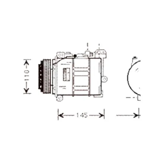 Compresor aer conditionat BMW 3 E46 1997->2005 320 i 125KW 170CP , pentru motor M54 B22 (226S1) perioada 2000 2001 2002 2003 2004 2005