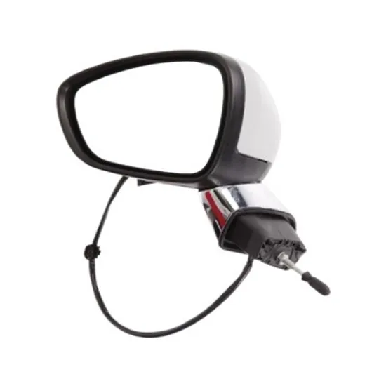 Oglinda exterioara stanga CITROEN C3 2 2009->2016 perioada 2010 2011 2012 2013 2014 2015 adaptiv, cu doua mufe, cromat, cu semnal, cu incalzire, rabatare electrica, prevopsit grund