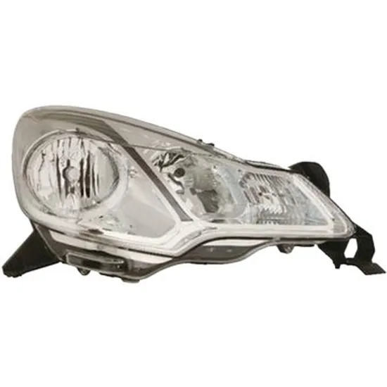 Far dreapta CITROEN DS3 2009->2015 perioada 2011 2012 2013 2014 2015 cu motor reglaj, semnal transparent, cu reglaj electric, cu bec H7/H1