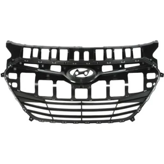 Grila radiator HYUNDAI ELANTRA 2011->2016, i30 2012->2017, i30 coupe 2013-> perioada 2011 2012 2013 2014 2015 2016 2017 2018 , cu gauri bandou crom
