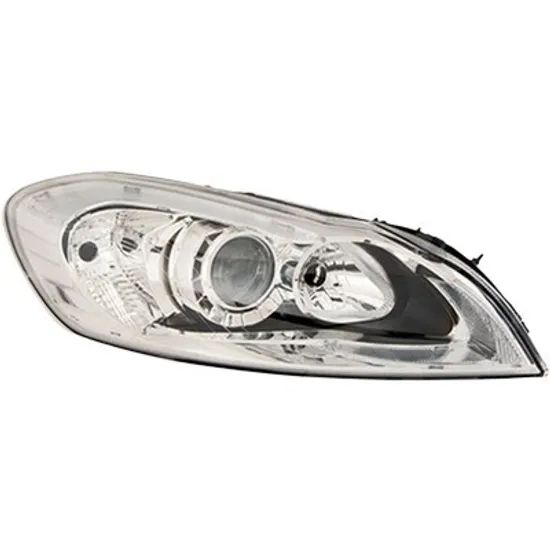 Far dreapta VOLVO C70 2 2006->2013 perioada 2010 2011 2012 2013 cu motor reglaj, fara unitate de control Xenon, Bi-Xenon, cu reglaj distanta iluminare automat, adaptiv, cu bec D3S/H7