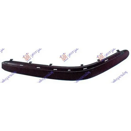 Bandou bara fata MERCEDES S-CLASS W220 1998->2005 Bandou bara fata stanga cu gauri pt ornament Perioada 1998 1999 2000 2001 2002 2003 2004 2005