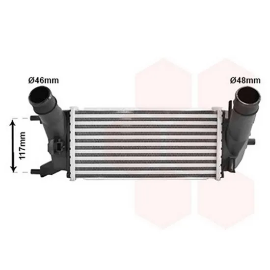 Intercooler FORD FIESTA 7 2017-> Radiator intercooler 1.0 ECOBOOST benzina (300X147X80) Perioada 2017 2018 2019 2020 2021