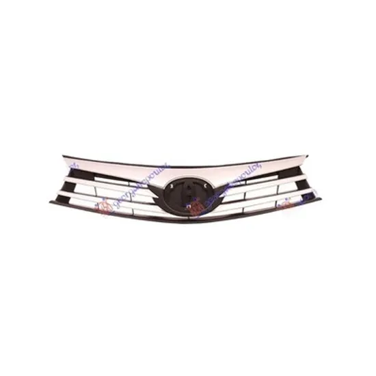 Grila Radiator TOYOTA COROLLA E18 2013->2019 Grila radiator cu ornament cromat, Perioada 2013 2014 2015 2016 2017 2018