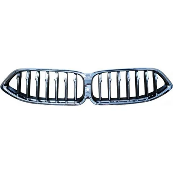 Grila Radiator BMW 8 cupe G15, F92 2018-> Grila radiator (cromat-cromat/negru) (cu locas pentru camera) Perioada 2018 2019 2020 2021 2022 2023