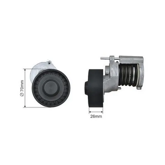 INTINZATOR CUREA TRANSMISIE SEAT LEON 1.4 16V -63KW/86CP- 1390cmc, pentru motor BXW, CGGB, perioada 2006,2007,2008,2009,2010,2011,2012
