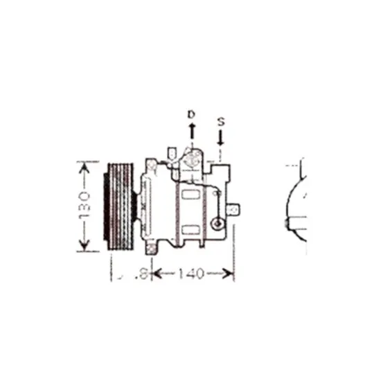Compresor aer conditionat AUDI A6 C7 2010->2018 3.0 TFSI quattro 220KW 300CP , pentru motor CCAA, CGWB perioada 2010 2011 2012