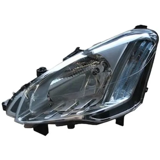 Far stanga CITROEN BERLINGO B9 2008-> perioada 2010 2011 2012 2013 2014 2015 de la an de fabricatie 2012, de la an de fabricatie 2015, pentru vehicule cu sistem de spalare far, pana la an de fabricatie 2015, pana la an de fabricatie 2017, cu motor reglaj, semnal transparent, cu reglaj electric, cu bec H4