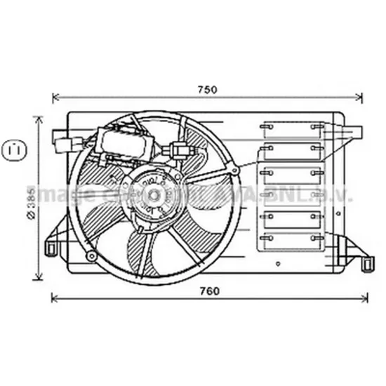 Ventilator motor MAZDA 3 BL 2008->2013 pentru 2.0 MZR DISI, perioada 2008 2009 2010 2011 2012 2013