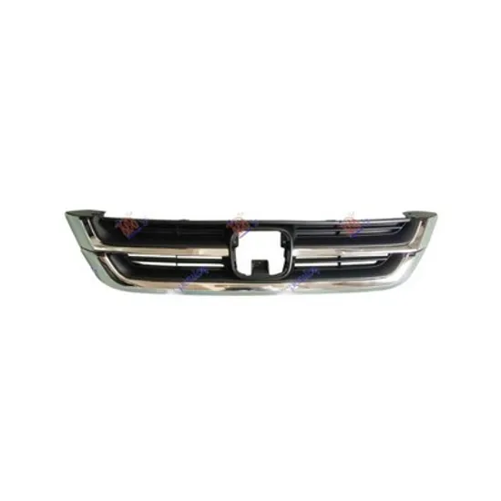 Grila Radiator HONDA CR-V 3 2006->2012 Grila radiator complet cu bandouri cromate Perioada 2006 2007 2008 2009 2010 2011 2012 2013