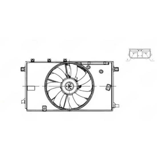 Ventilator Motor TOYOTA C-HR 2016-> Ventilator 1.2 benzina Perioada 2016 2017 2018 2019