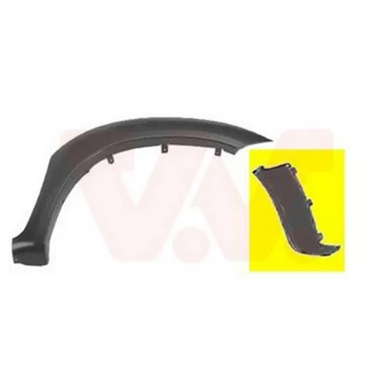 Bandou Bara fata TOYOTA HILUX 7 2004->2015 Ornament lateral arcuit bara fata dr Perioada 2005 2006 2007 2008 2009 2010 2011 2012 2013 2014