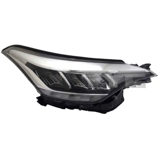 Far dreapta TOYOTA C-HR 2016-> perioada 2016 2017 2018 2019 2020 2021 de la an de fabricatie 2020, cu motor reglaj, cu LED, cu reglaj electric, cu faza lunga LED, cu daylight, cu faza lunga LED, cu semnal, reglaj electric, cu bec LED, cu bec WY21W,